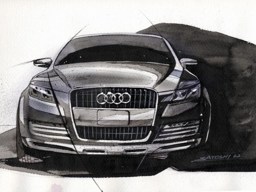 Эскиз Audi Pikes Peak Quattro Concept 2003 года  (фото 20 из 23)